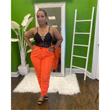 Scrunch Cargo Pants
