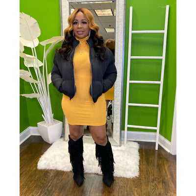 Mini Turtle Neck Dress