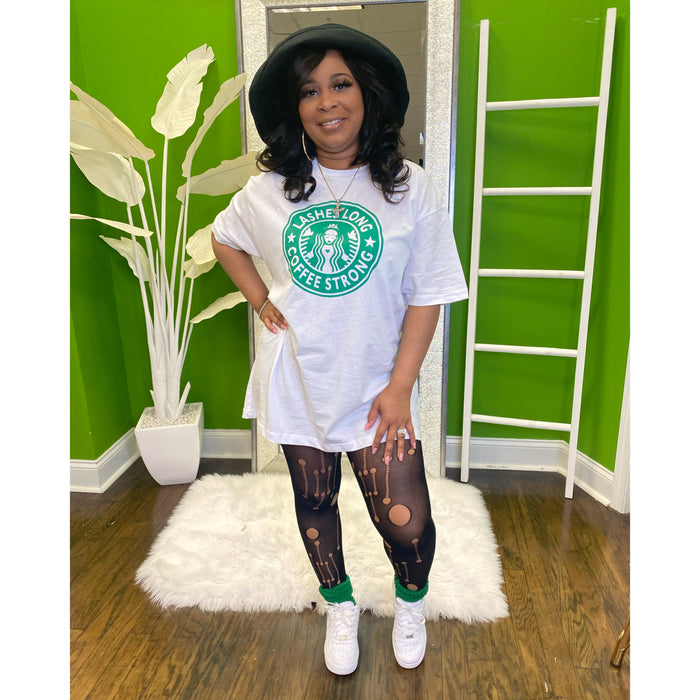Lashes & Coffee Tee