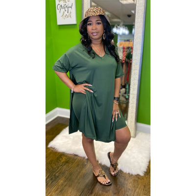 Split Side Biker Short Set